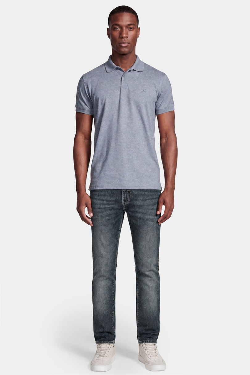 Calça Jeans Regular Flex And Dry Azul Escuro