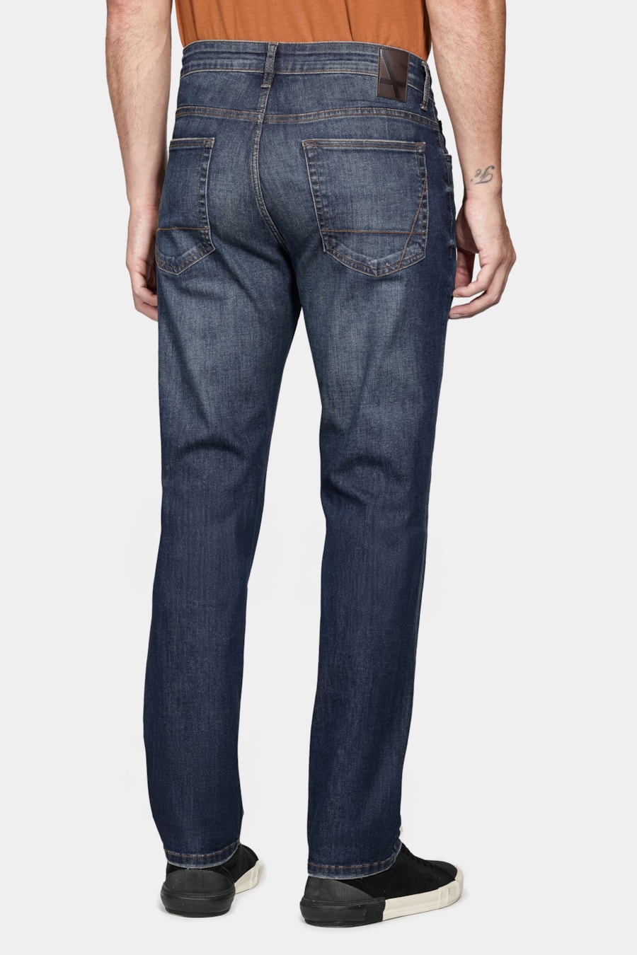 Calça Jeans Regular Flex And Dry Blue Azul Escuro — foto 5 de 5