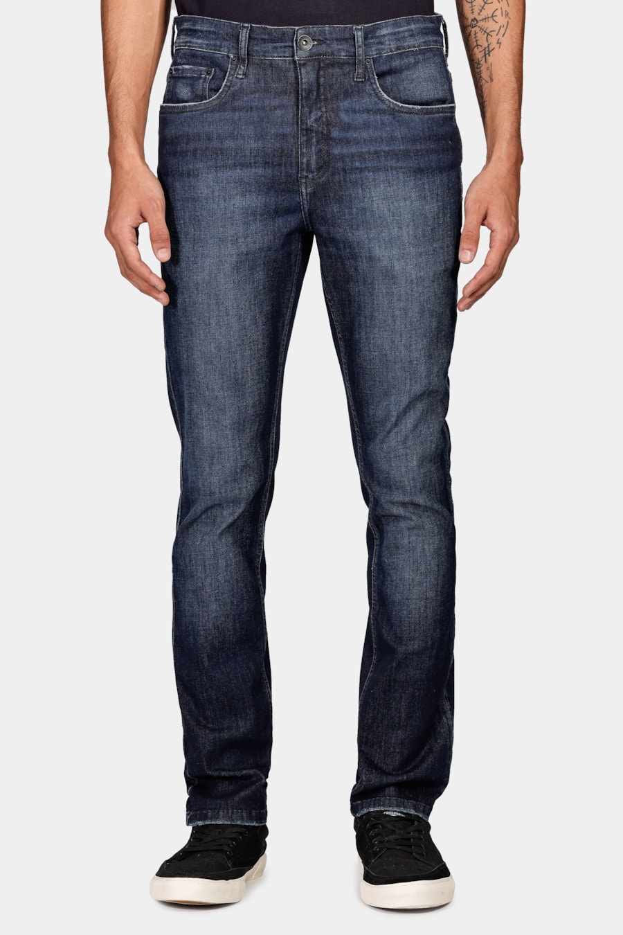 Calça Jeans Regular Flex And Dry Esc Azul Escuro — foto 1 de 5
