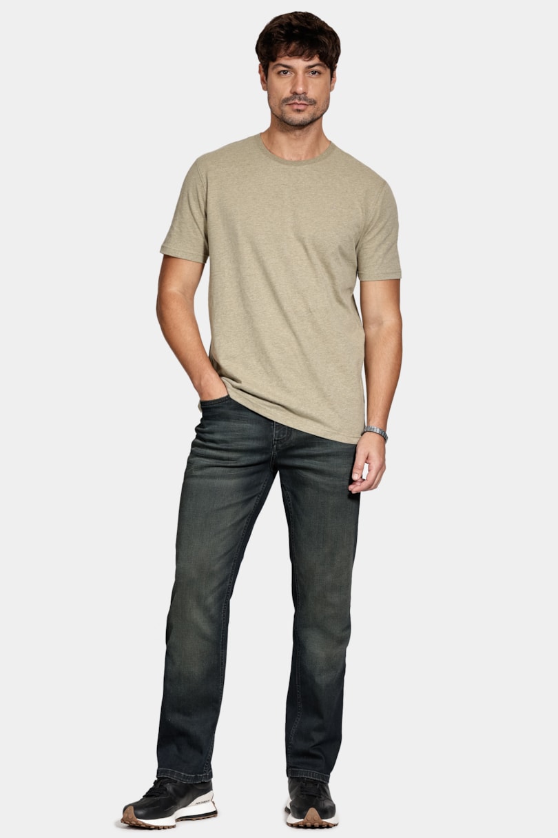 Calça Jeans Regular Flex Intense Azul Escuro