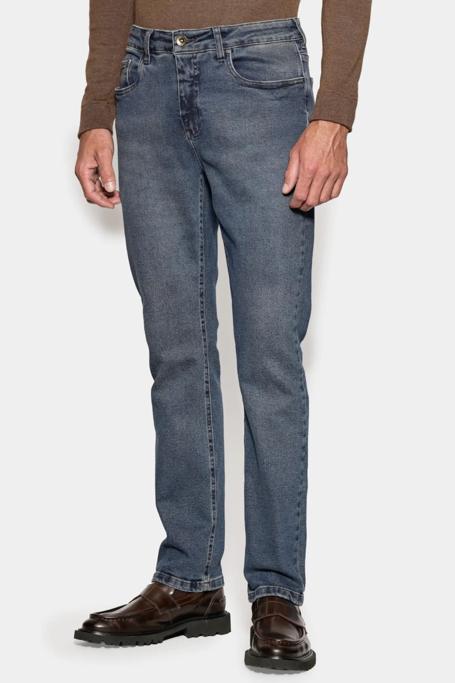 Calça Jeans Regular Flex&Form Azul Escuro — foto 1 de 6