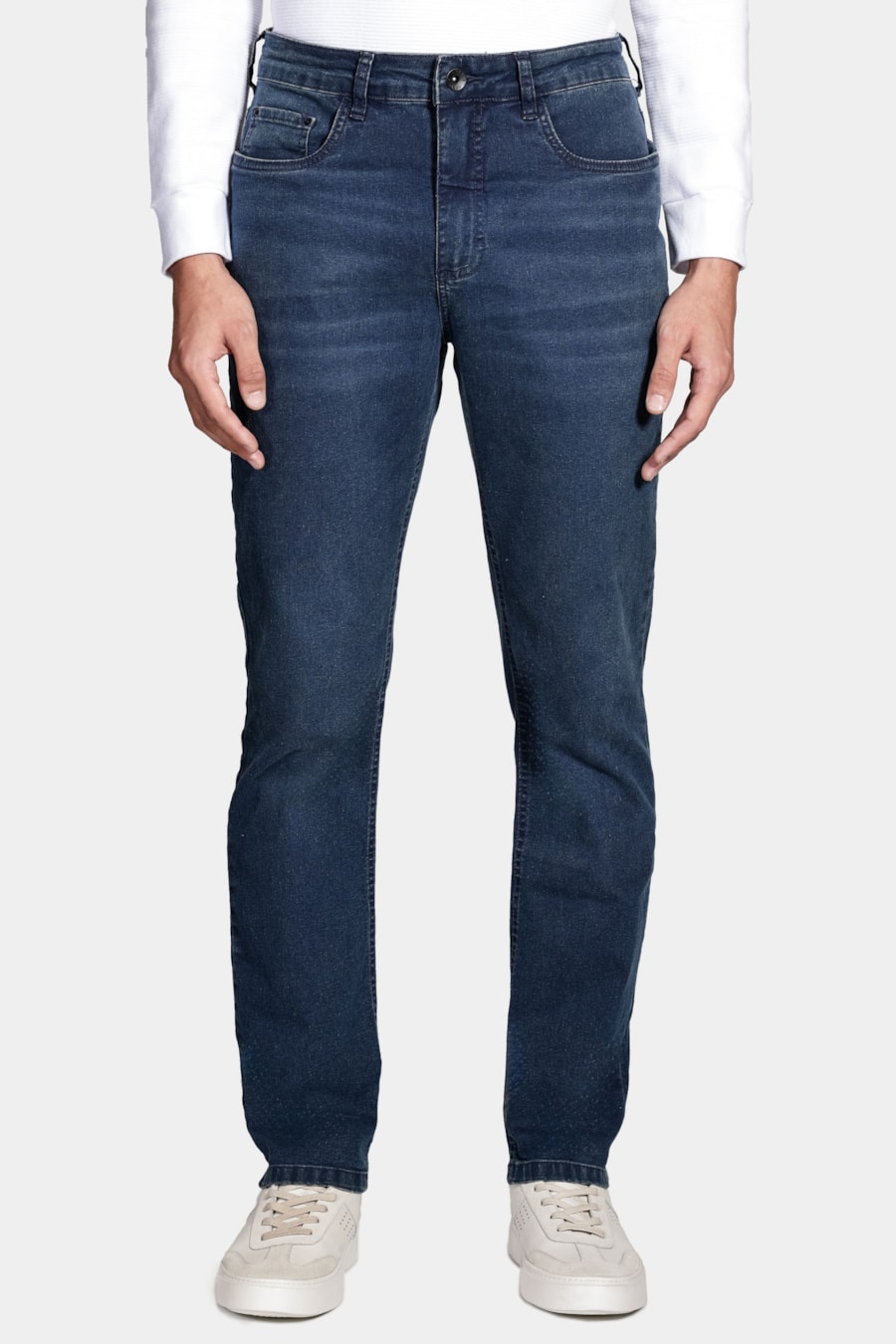 Calça Jeans Regular Intense Blue Azul Escuro — foto 1 de 5