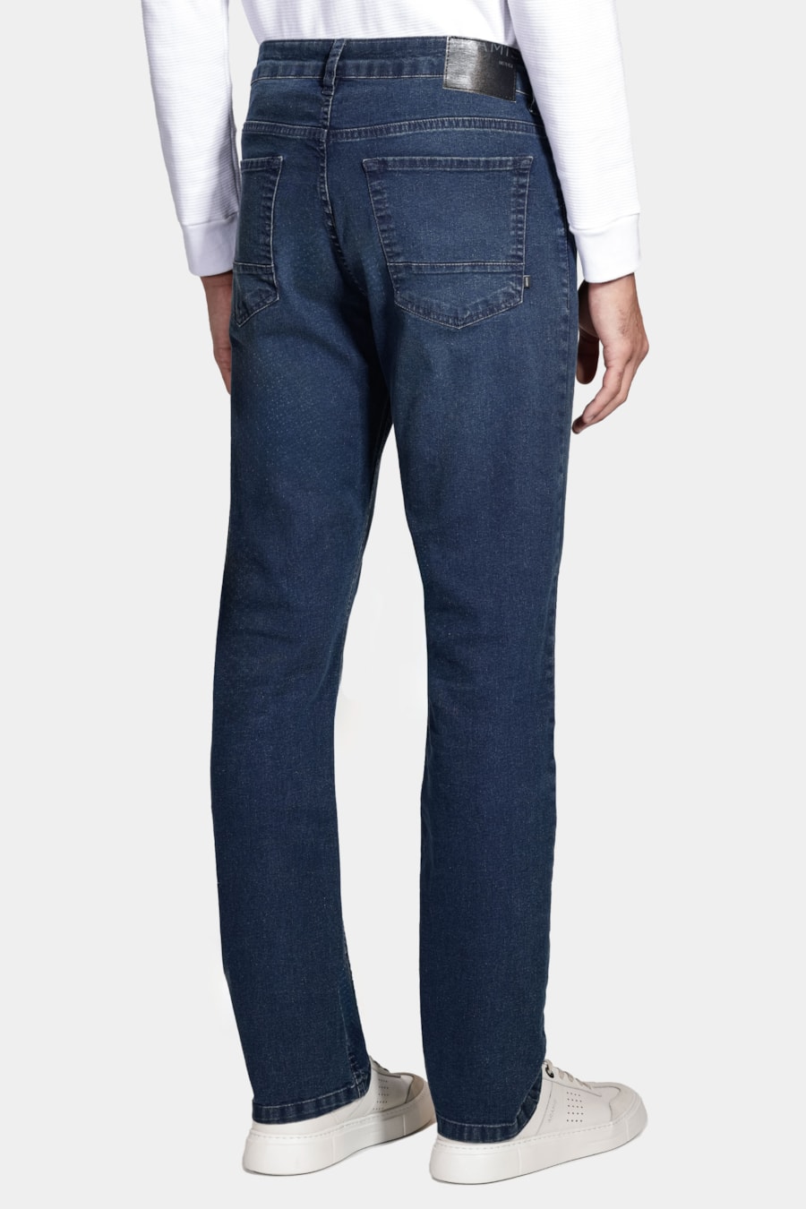 Calça Jeans Regular Intense Blue Azul Escuro — foto 5 de 5