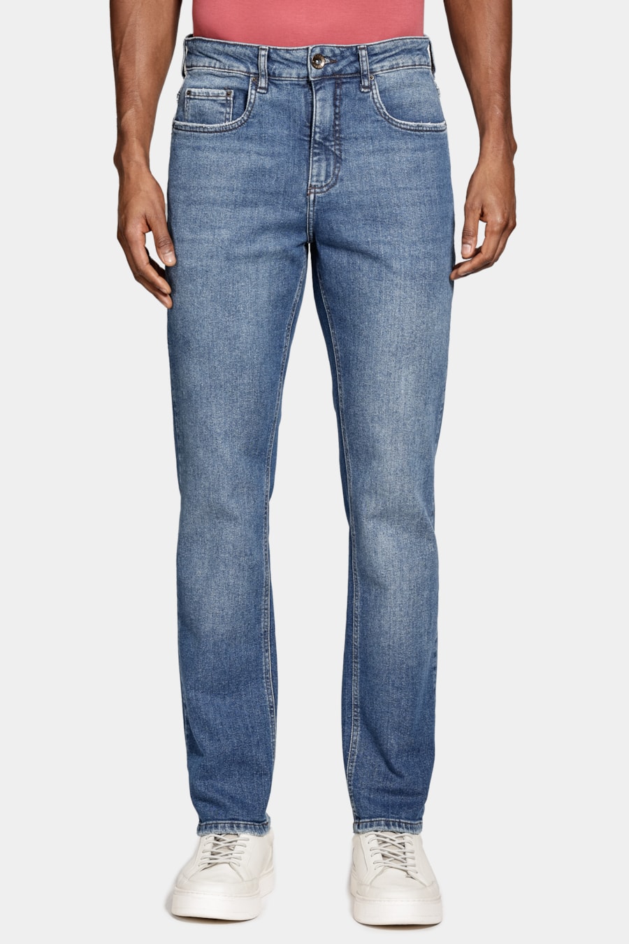 Calça Jeans Regular Intense Stone Azul Medio — foto 1 de 6