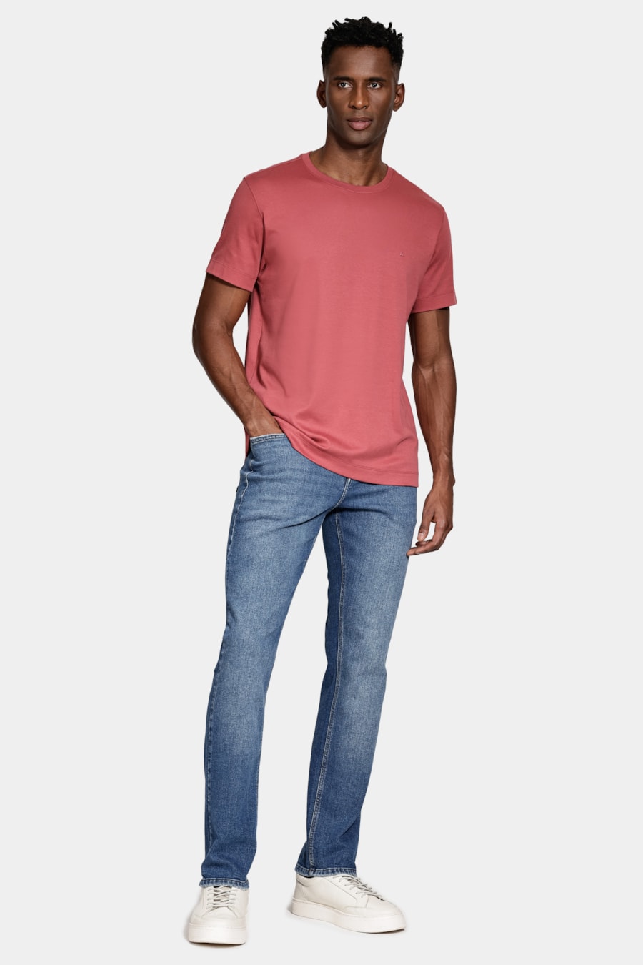 Calça Jeans Regular Intense Stone Azul Medio — foto 2 de 6