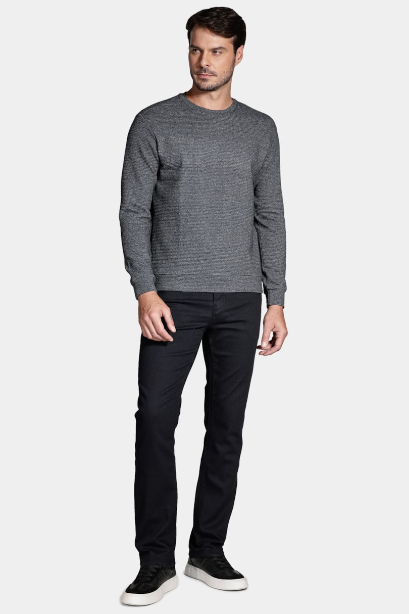 Calça Jeans Regular Lavagem Black Preto