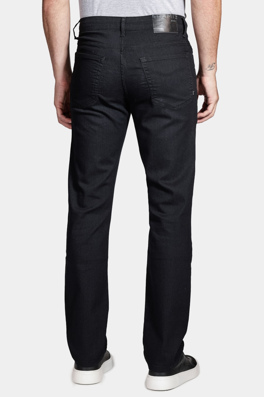 Calça Jeans Regular Lavagem Black Preto — foto 5 de 6