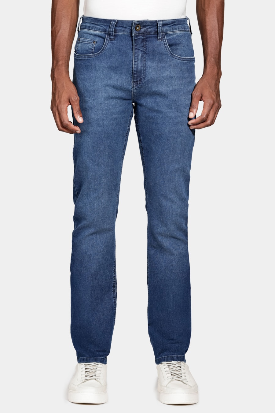 Calça Jeans Regular Power Blue Azul Escuro — foto 1 de 6