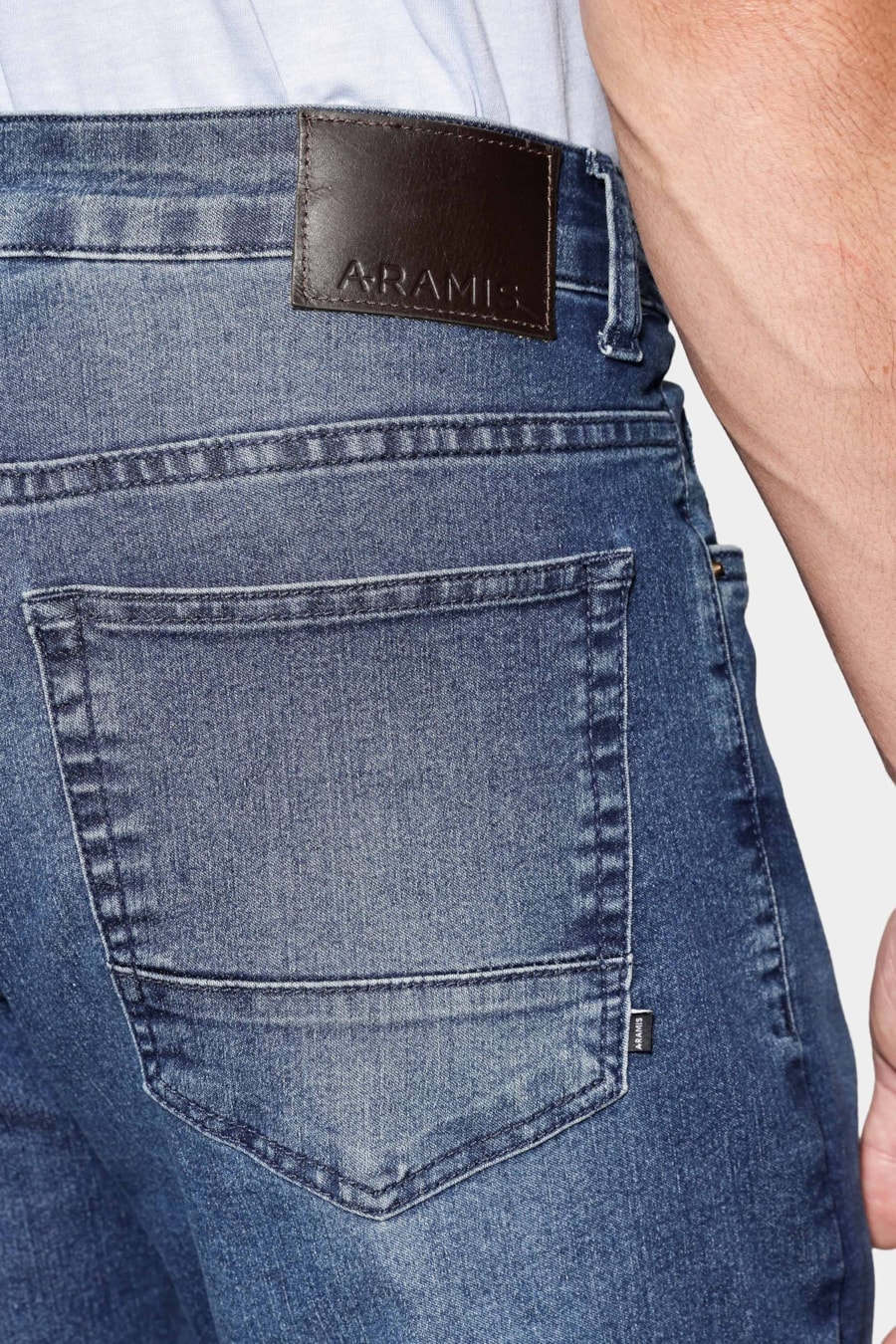 Calça Jeans Regular Power Blue Azul Medio — foto 4 de 6