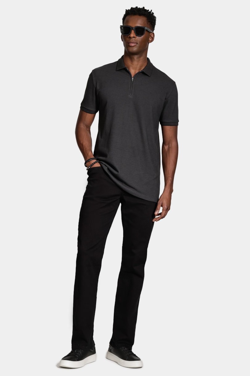 Calça Jeans Regular Preto