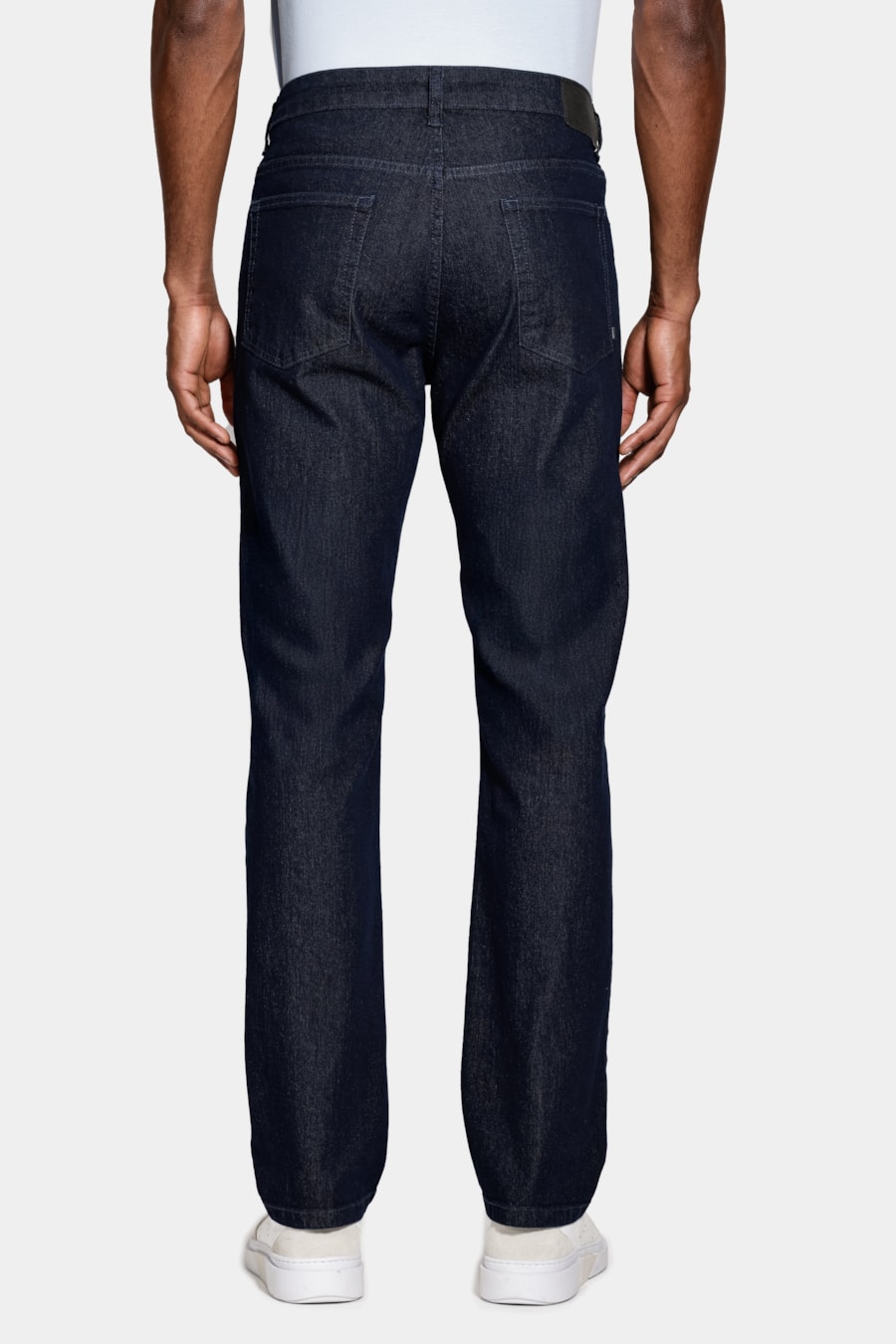 Calça Jeans Regular Raw Intense Azul Escuro — foto 5 de 6