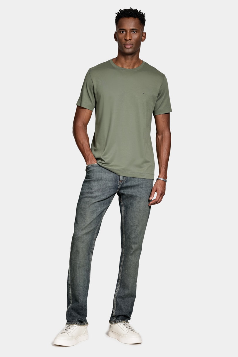 Calça Jeans Regular Red Blue Intense Azul Escuro
