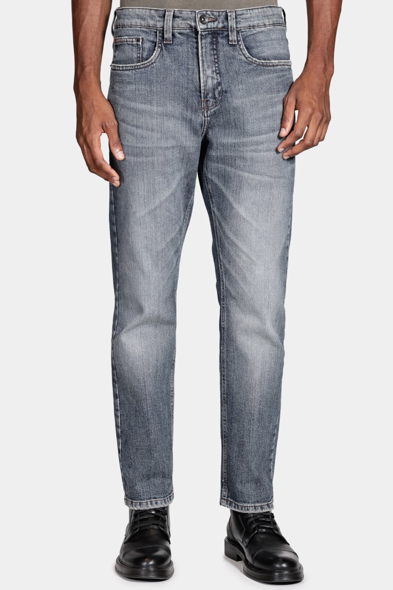 Calça Jeans Regular Red Wash Vintage Azul Escuro