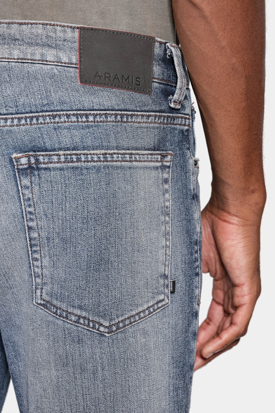 Calça Jeans Regular Red Wash Vintage Azul Escuro — foto 4 de 6