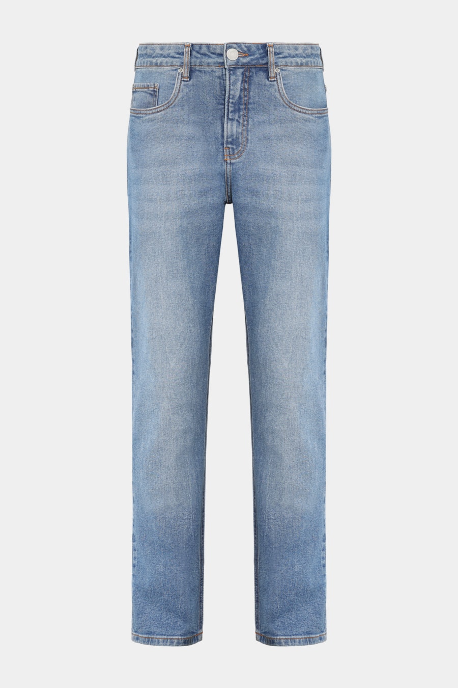 Calça Jeans Regular Stonado Médio Azul Medio — foto 6 de 6