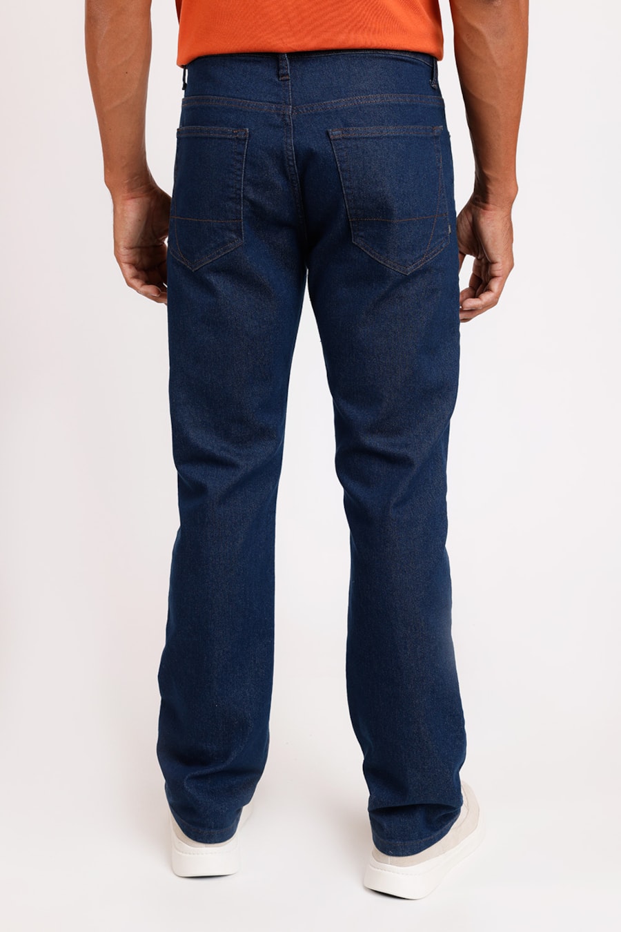 Calça Jeans Regular Vintage Azul Médio — foto 3 de 3