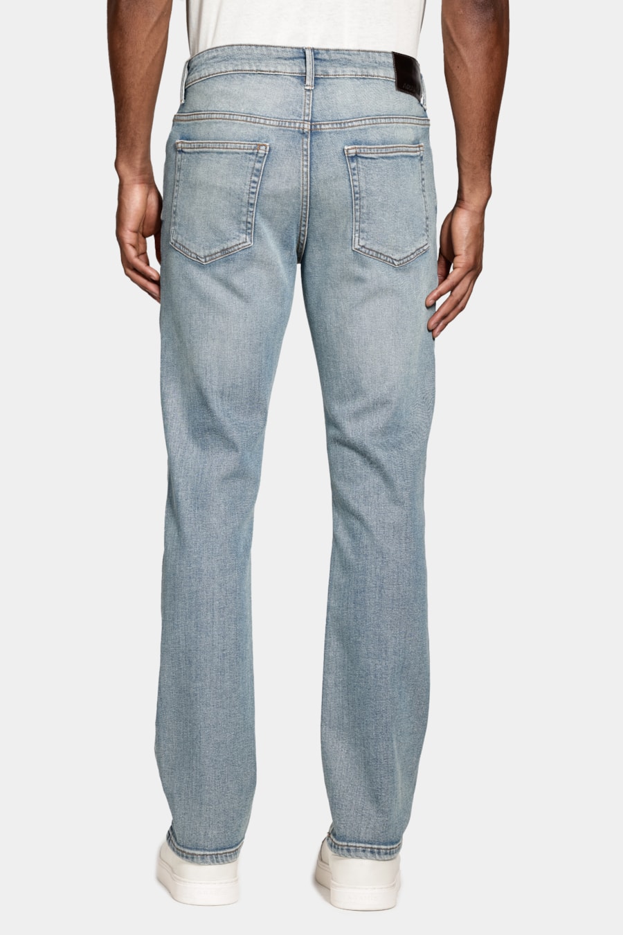 Calça Jeans Regular Vintage Eco Azul Claro — foto 5 de 6