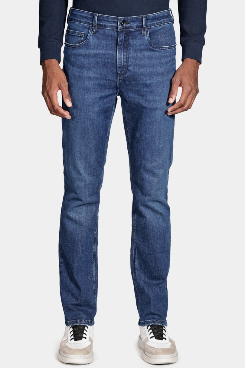 Calça Jeans Regular X-Treme Escura Azul Escuro