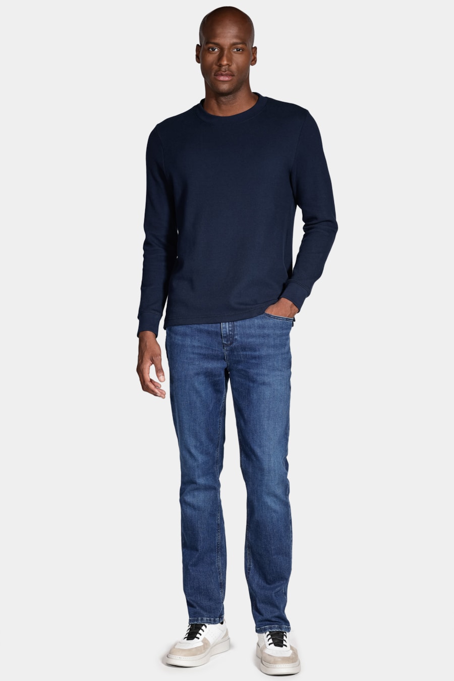 Calça Jeans Regular X-Treme Escura Azul Escuro — foto 2 de 6