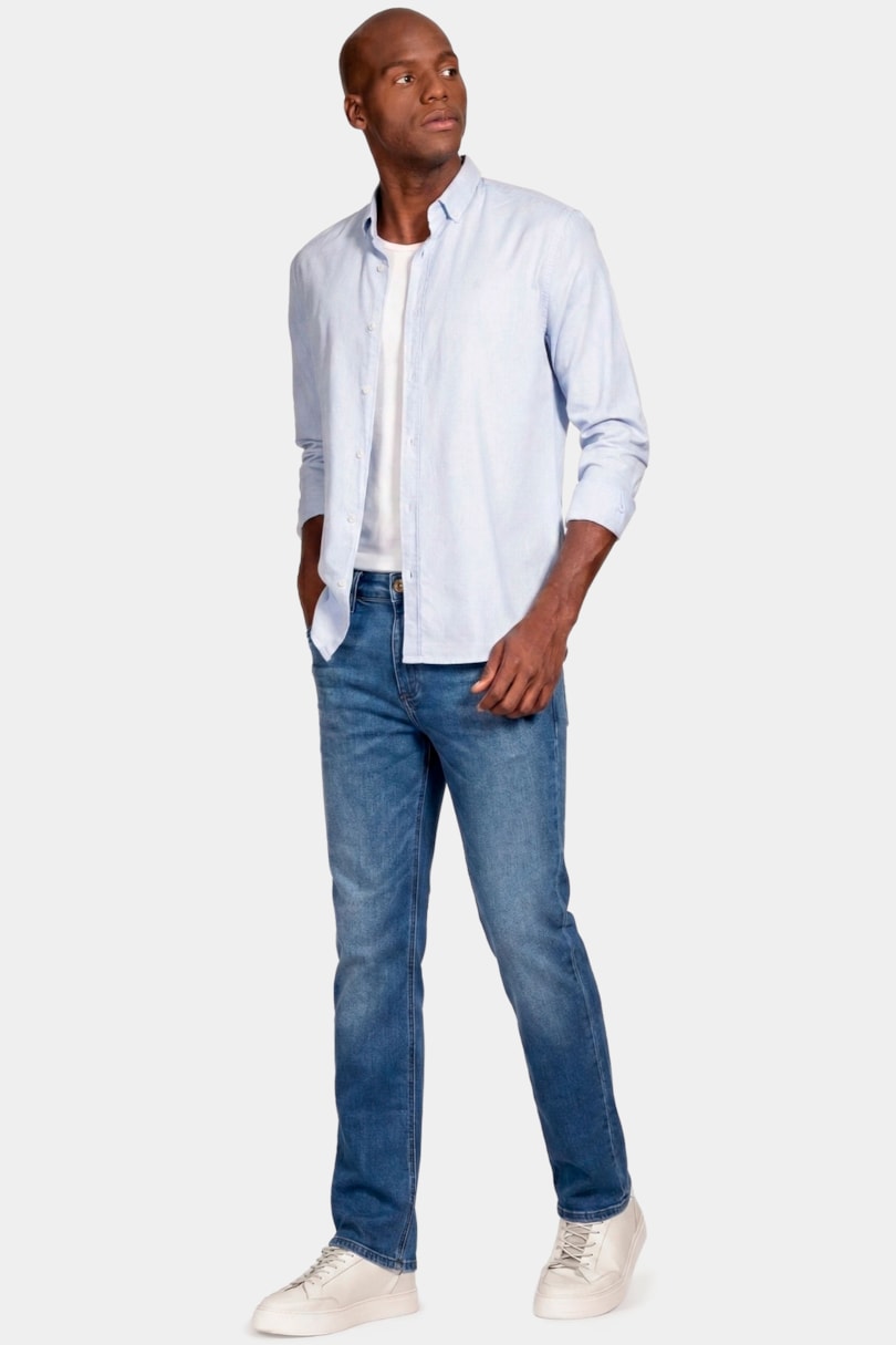 Calça Jeans Regular Xtreme Sky Azul Escuro