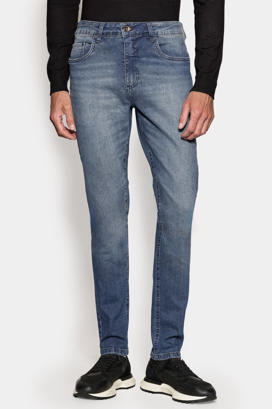 Calça Jeans Ski Destroyed Azul Claro — foto 1 de 6