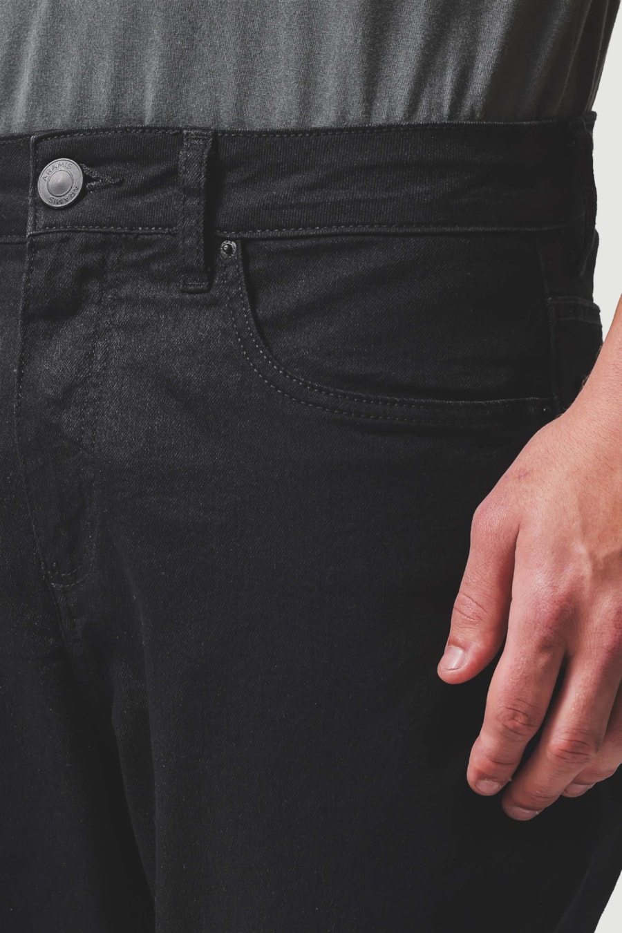 Calça Jeans Skinny Amaciada Black Preto — foto 3 de 5