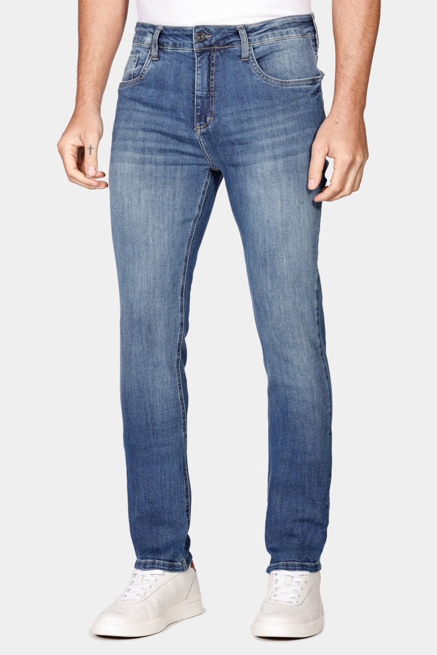 Calça Jeans Skinny Azul — foto 1 de 4
