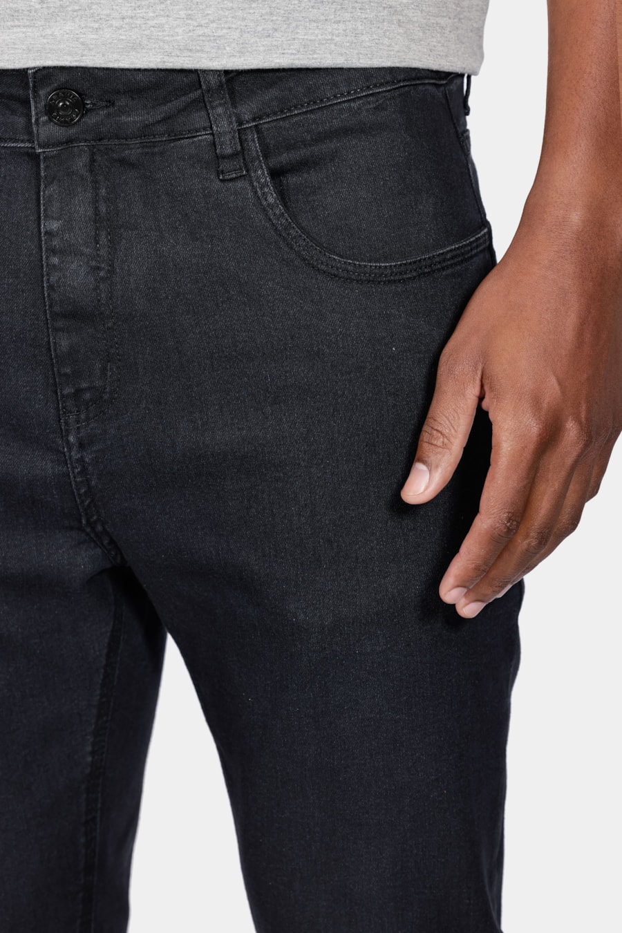 Calça Jeans Skinny Black Preto — foto 3 de 5