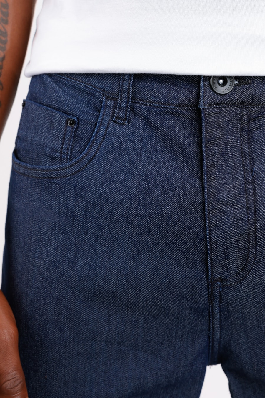 Calça Jeans Skinny Blue Am Azul Escuro — foto 1 de 3