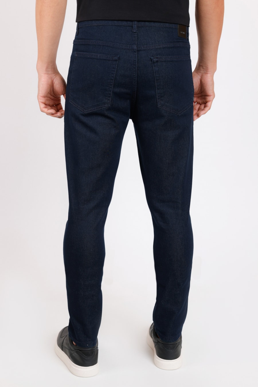 Calça Jeans Skinny Blue Black Azul Escuro — foto 3 de 3