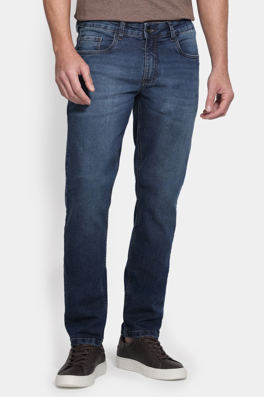 Calça Jeans Skinny Blue Escuro Azul Escuro — foto 1 de 6