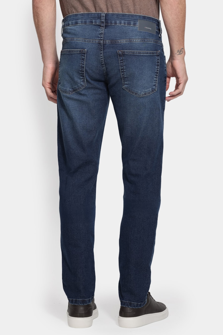 Calça Jeans Skinny Blue Escuro Azul Escuro — foto 5 de 6