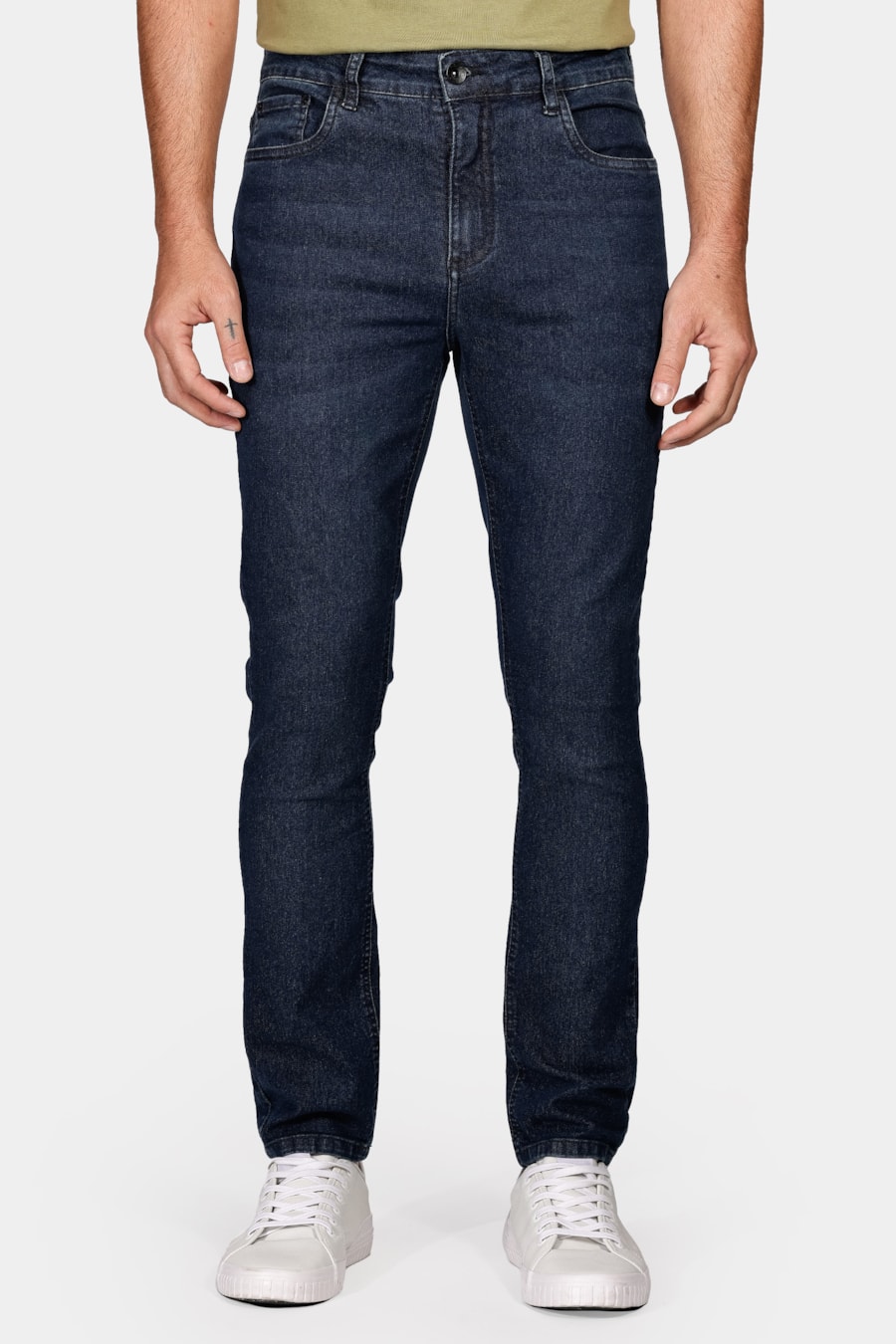 Calça Jeans Skinny Blue Stone Escura Azul Escuro — foto 1 de 5