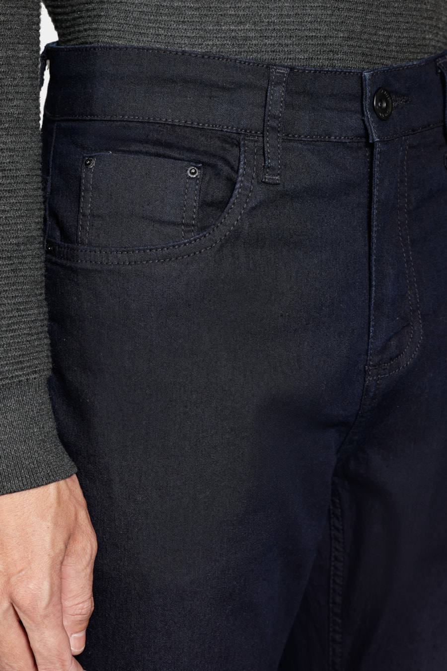 Calça Jeans Skinny Dark Blue Azul Escuro — foto 3 de 5