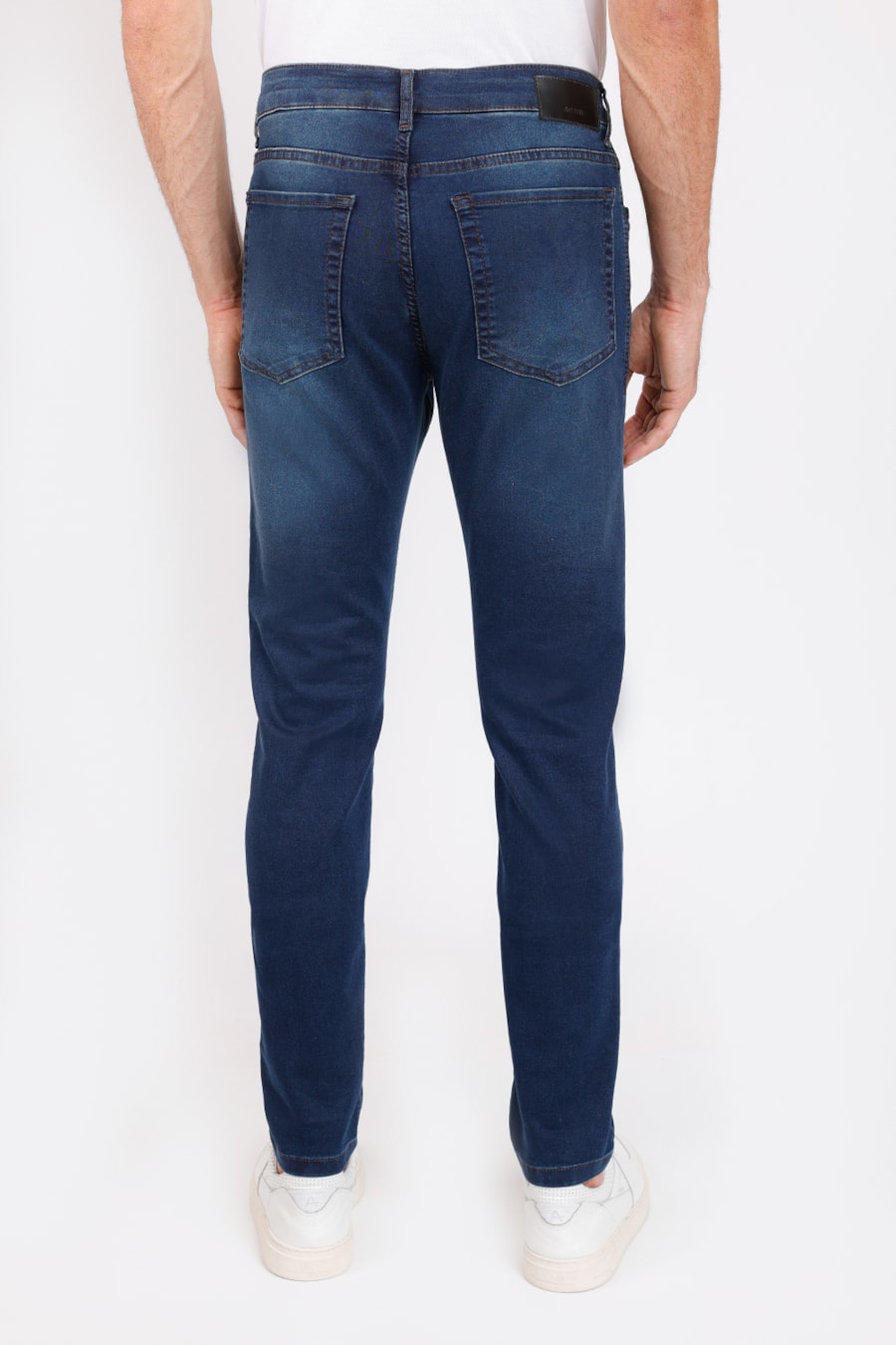 Calça Jeans Skinny Escura Azul — foto 5 de 5
