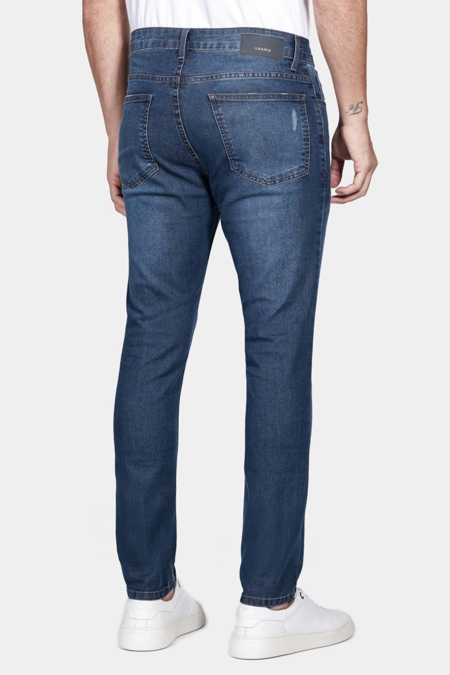 Calça Jeans Skinny Escura Azul — foto 5 de 5
