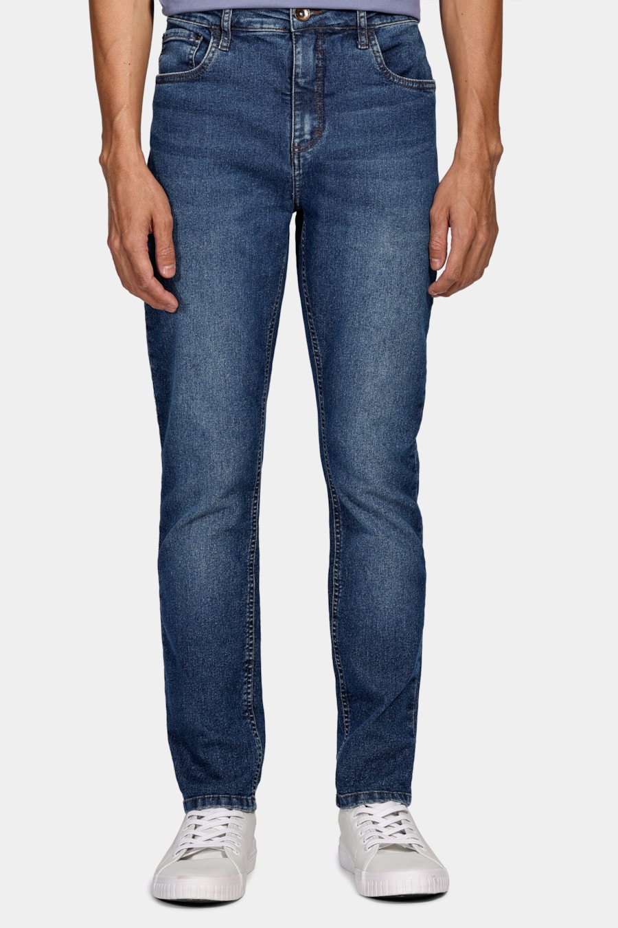 Calça Jeans Skinny Esp. Blue Intense Azul Médio — foto 1 de 5