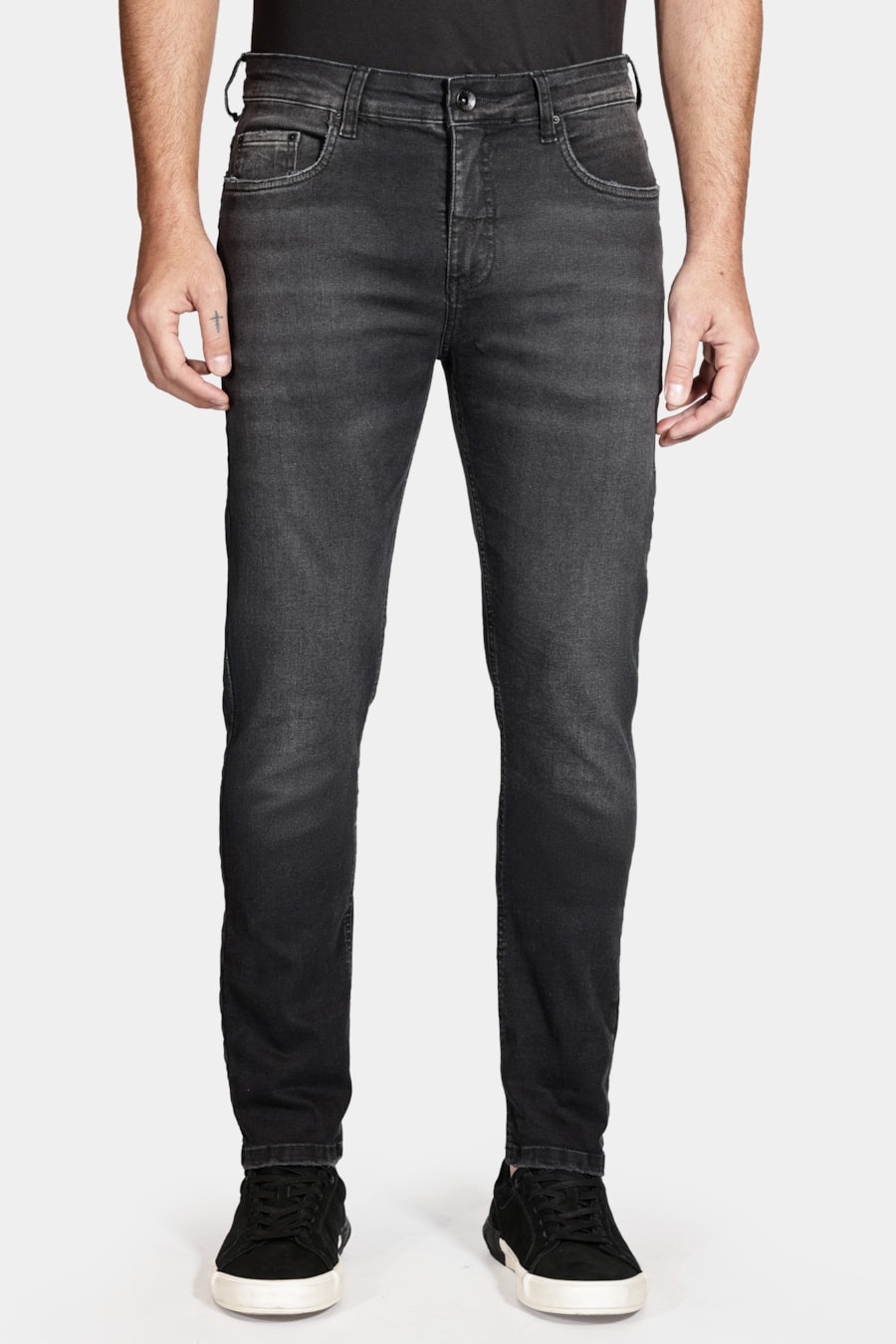 Calça Jeans Skinny Power Black Preto — foto 1 de 5