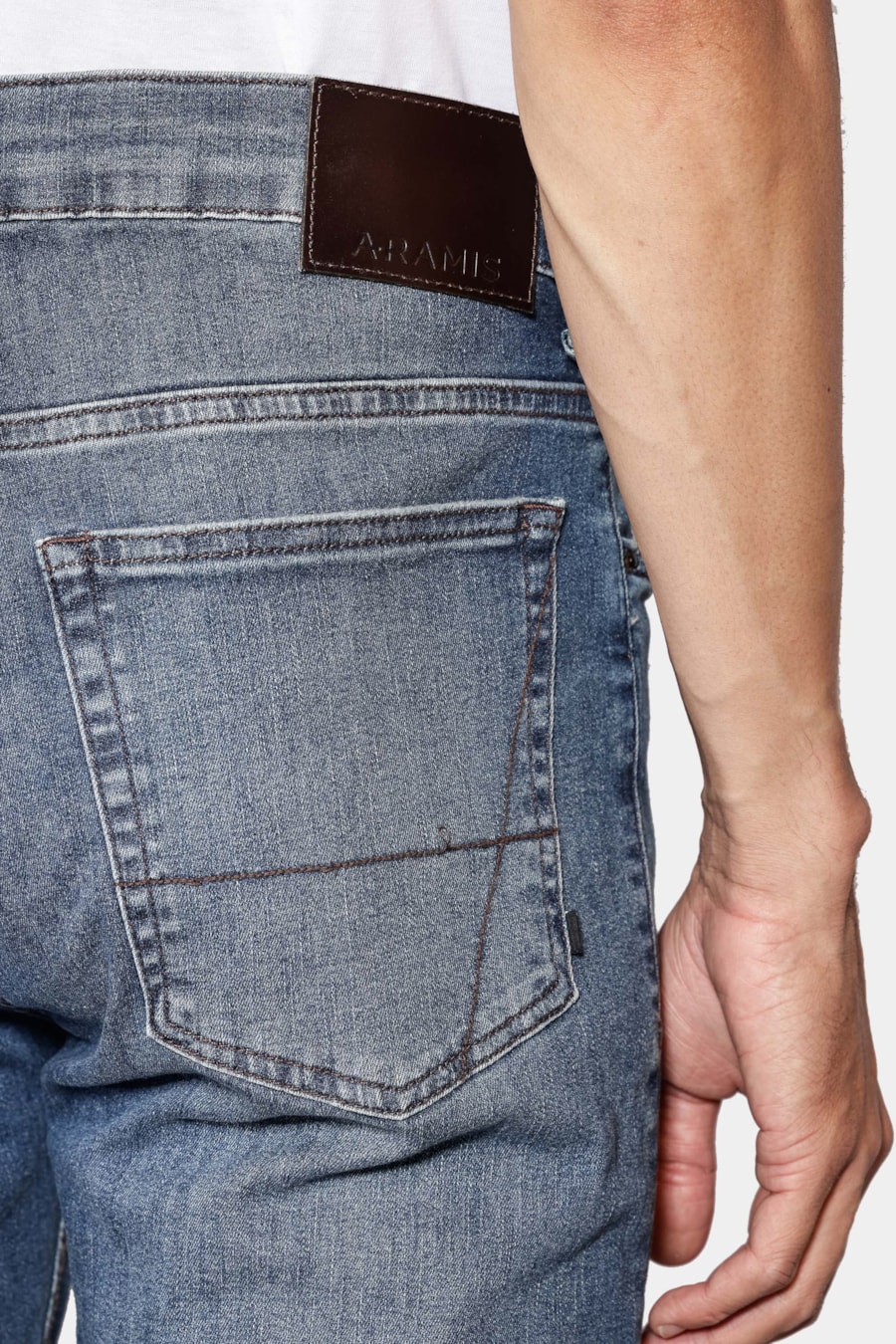 Calça Jeans Skinny Power Destroyer Dirty Azul Escuro — foto 4 de 5