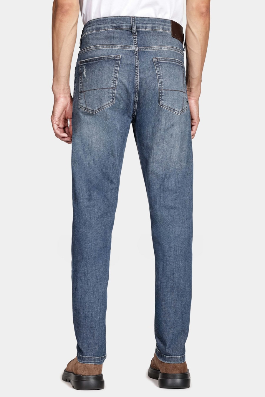Calça Jeans Skinny Power Destroyer Dirty Azul Escuro — foto 5 de 5