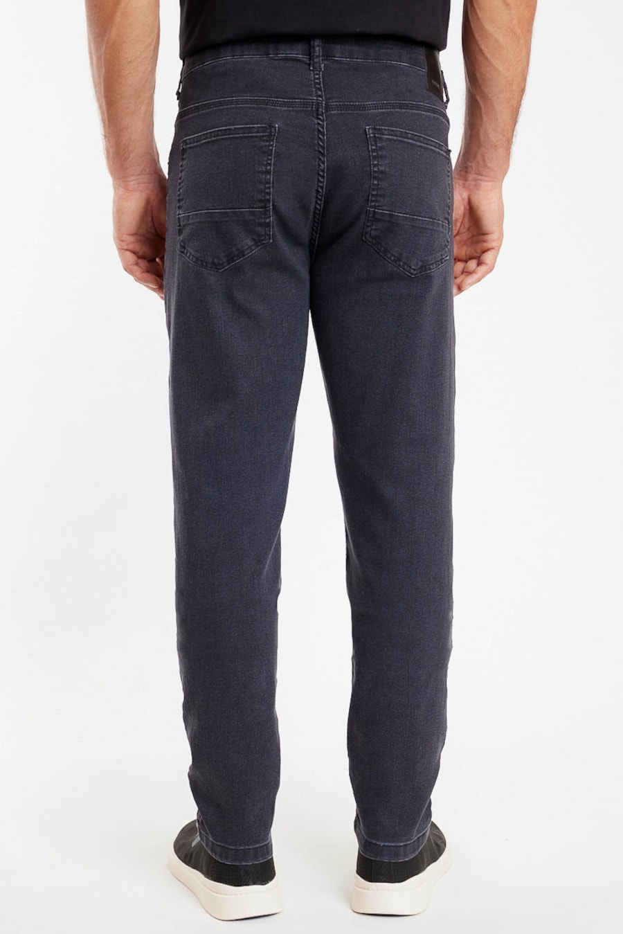 Calça Jeans Skinny Stone Black Preto — foto 3 de 3