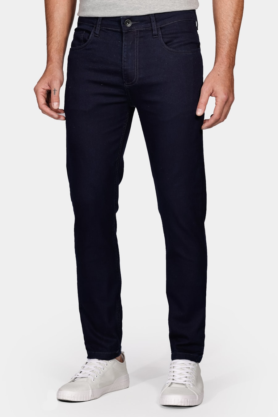 Calça Jeans Skinny Super Power Blue Azul Escuro — foto 1 de 6