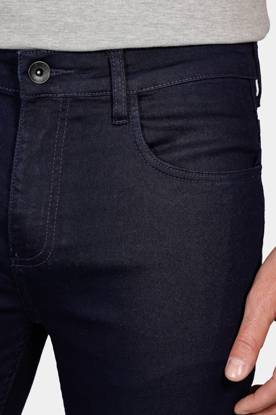 Calça Jeans Skinny Super Power Blue Azul Escuro — foto 3 de 6