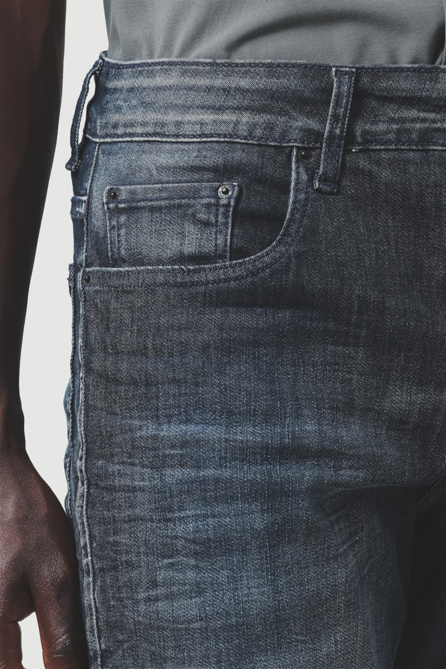 Calça Jeans Skinny Triple Dry Azul Escuro — foto 3 de 6