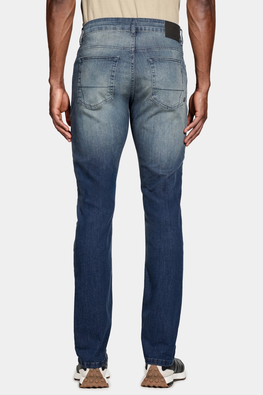 Calça Jeans Slim Ayla Used Azul Escuro — foto 5 de 6