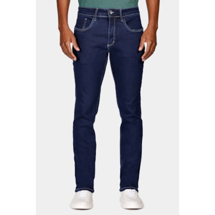 Calça Jeans Slim Azul