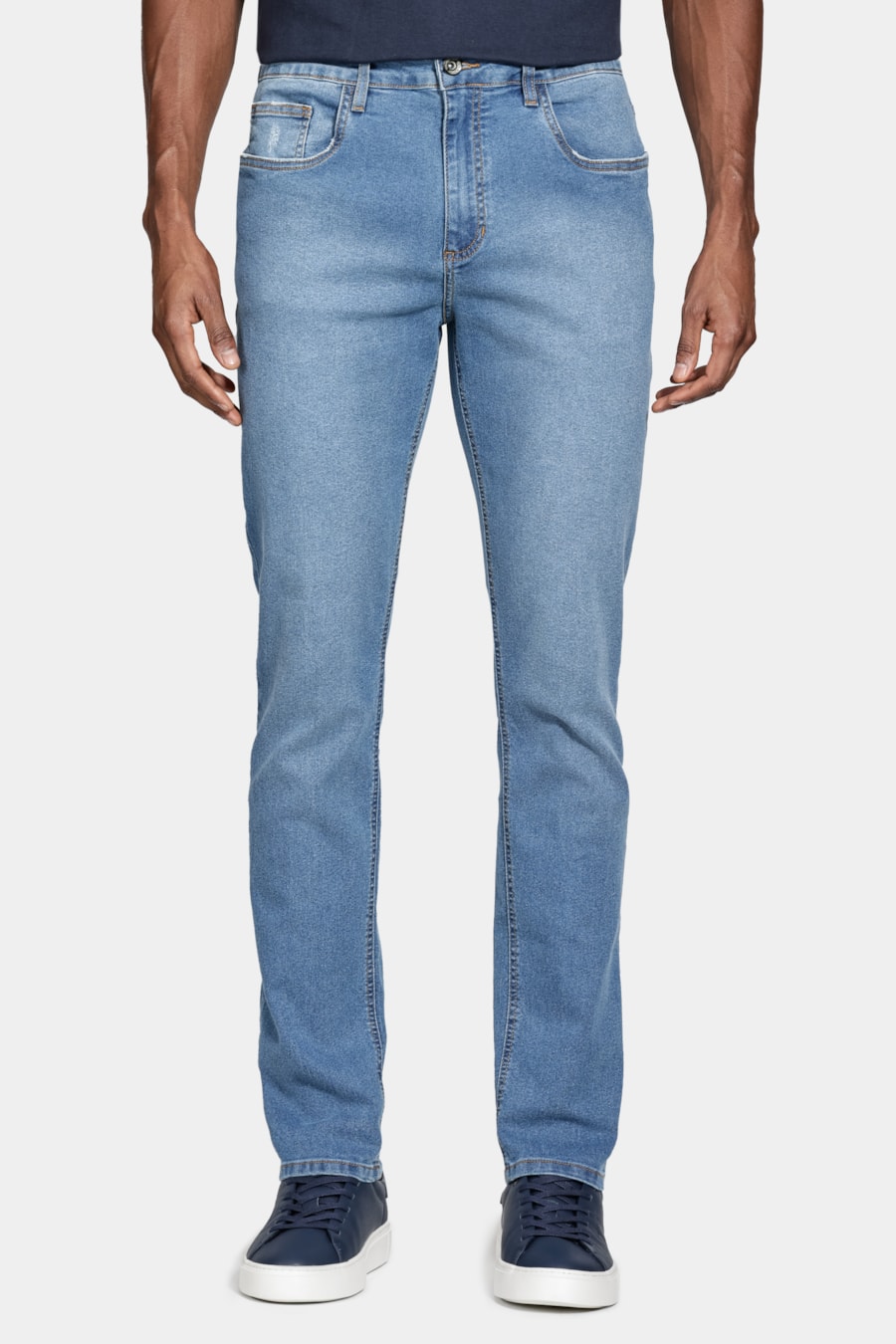 Calça Jeans Slim Azul Claro — foto 1 de 5