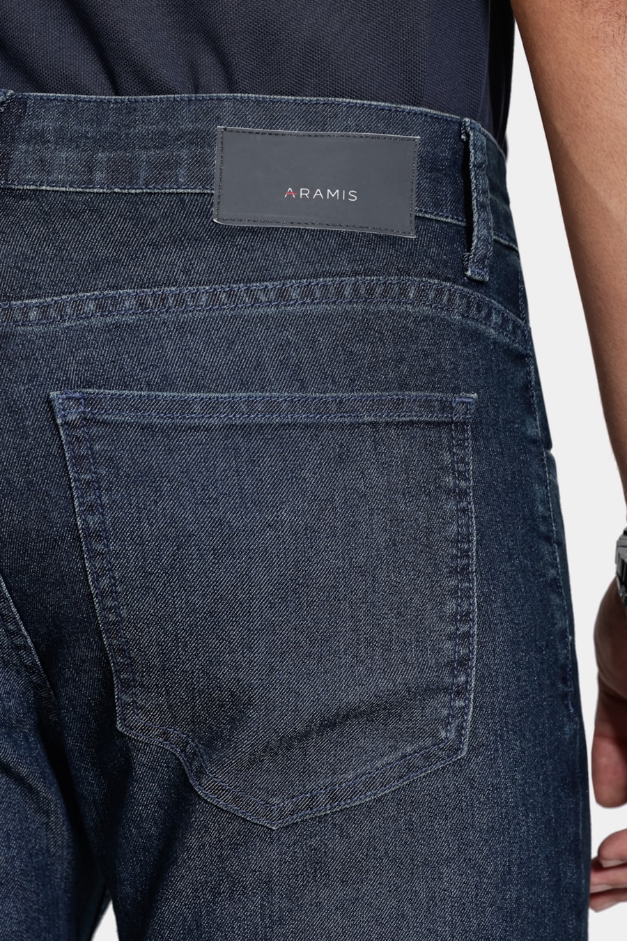 Calca Jeans Slim Azul Escuro — foto 4 de 6