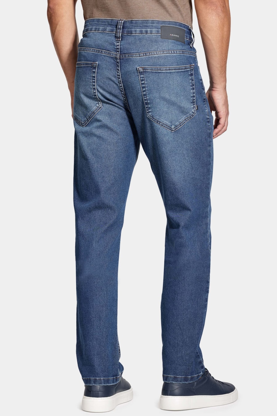 Calça Jeans Slim Azul Escuro Azul Escuro — foto 5 de 6