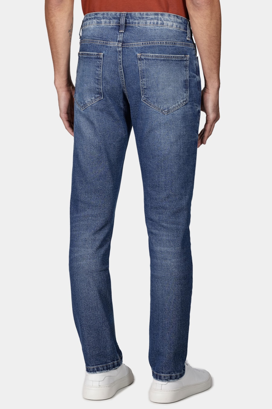 Calça Jeans Slim Azul Médio — foto 5 de 6
